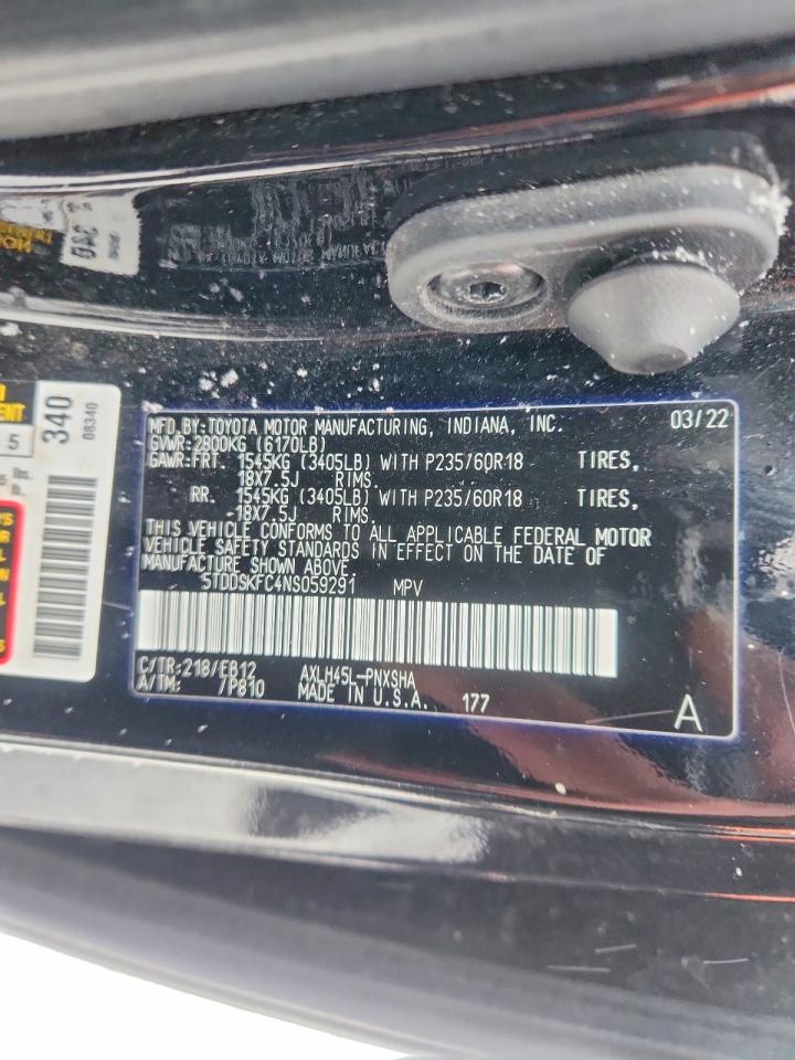 2022 TOYOTA SIENNA XSE photo 14