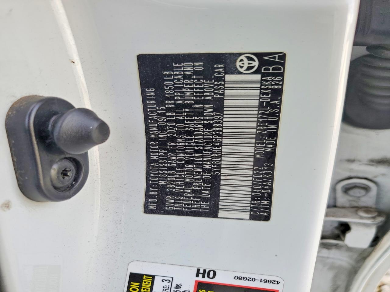 2016 TOYOTA COROLLA L photo 12