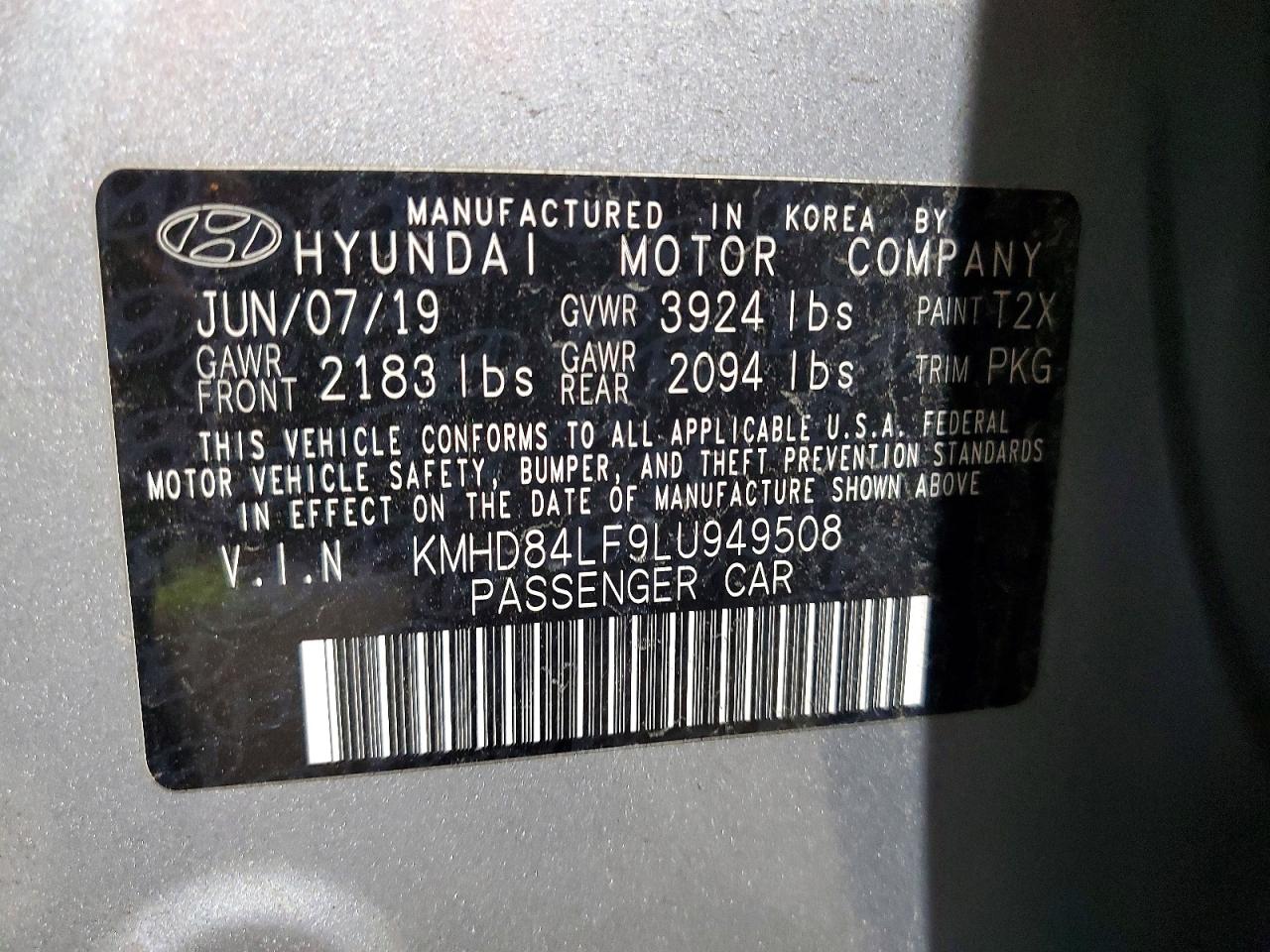 2020 HYUNDAI ELANTRA SEL photo 23