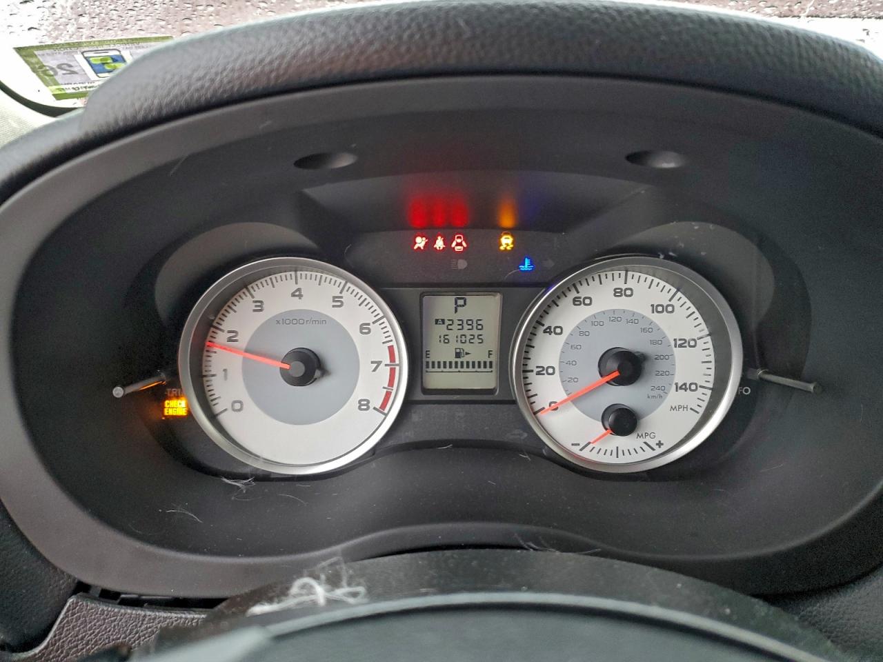 2012 SUBARU IMPREZA photo 9