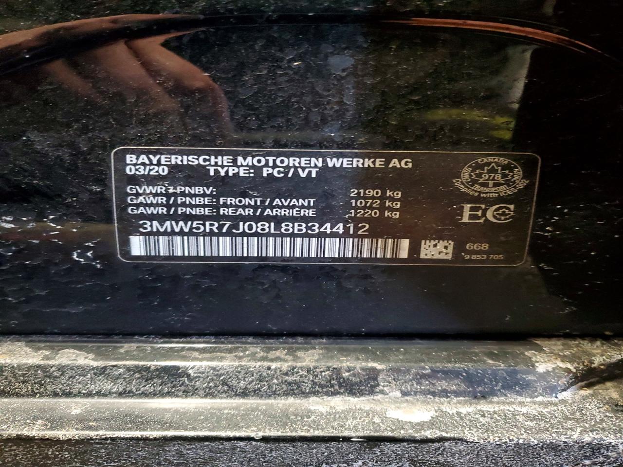 2020 BMW 330XI photo 12