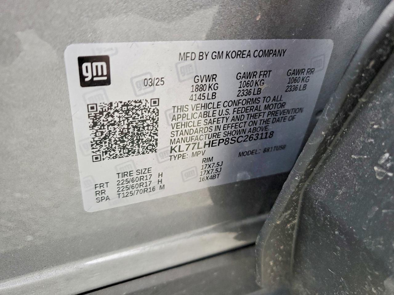2025 CHEVROLET TRAX 1LT photo 13