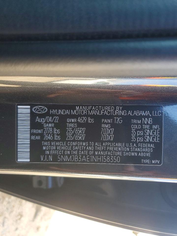 2022 HYUNDAI TUCSON SEL photo 13