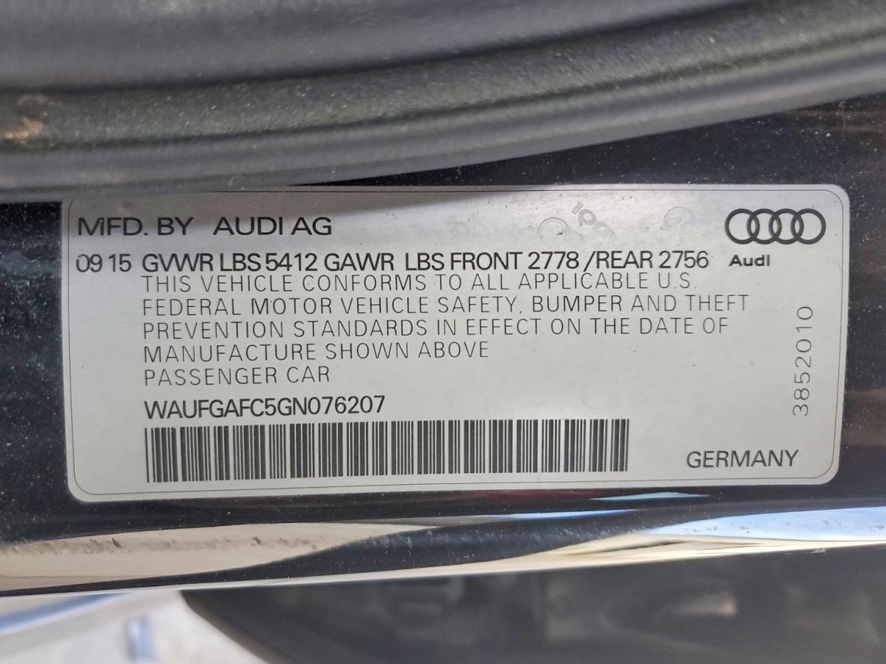 2016 AUDI A6 PREMIUM PLUS photo 13