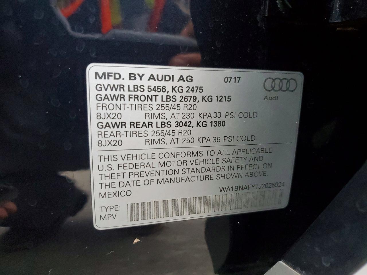 2018 AUDI Q5 PREMIUM PLUS photo 13