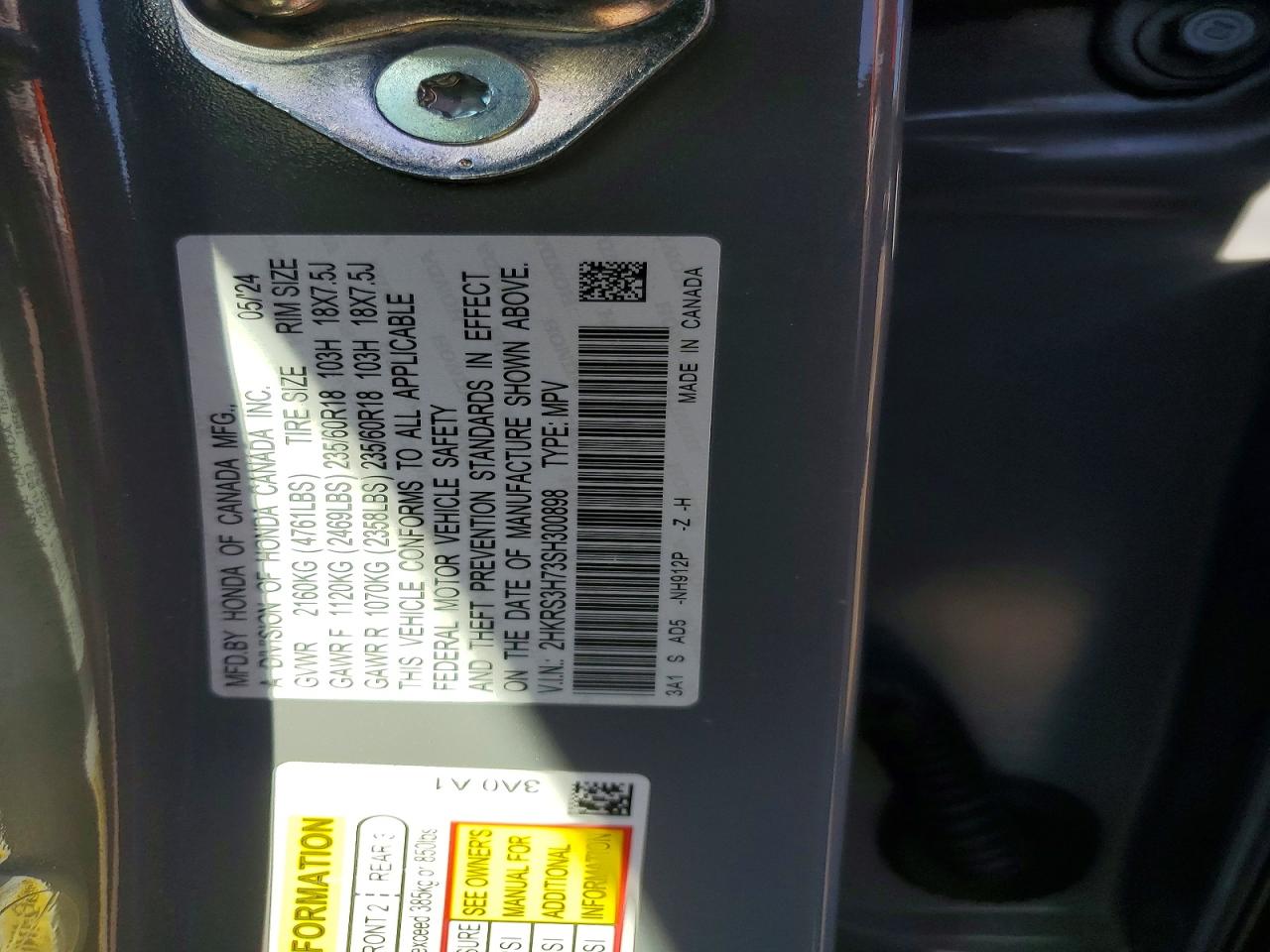 2025 HONDA CR-V EXL photo 13