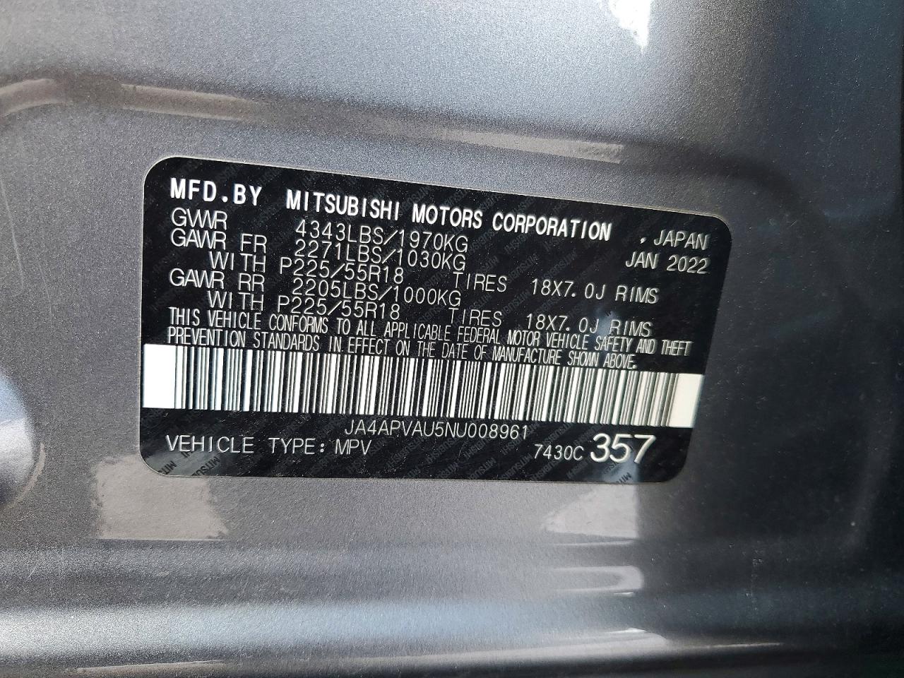 2022 MITSUBISHI OUTLANDER SPORT SE photo 14