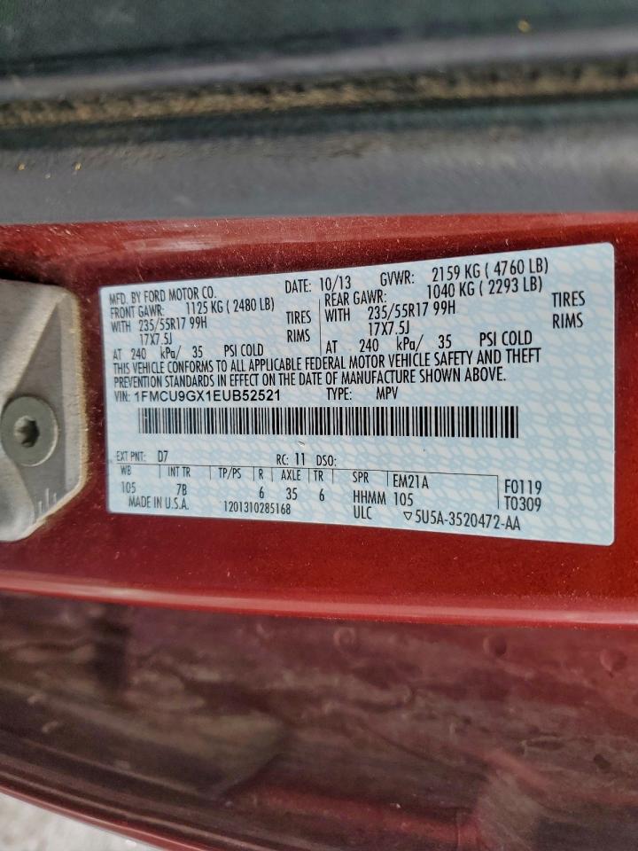 2014 FORD ESCAPE SE photo 13