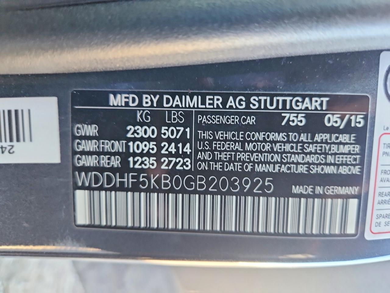 2016 MERCEDES-BENZ E 350 photo 12