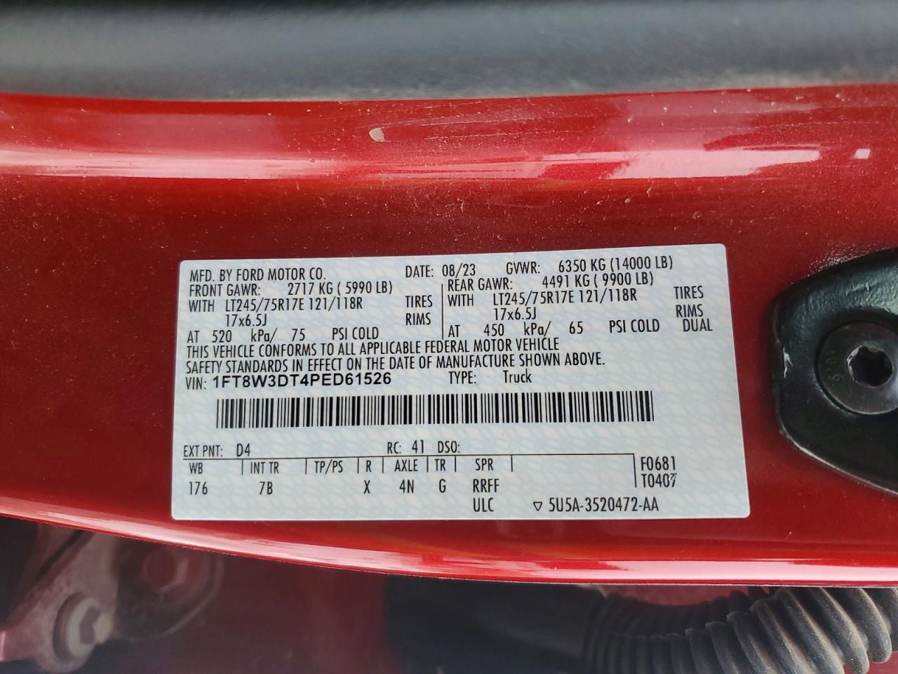 2023 FORD F350 SUPER DUTY photo 23