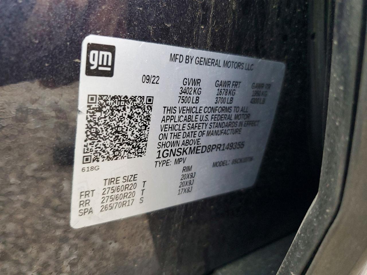2023 CHEVROLET TAHOE K1500 LS photo 13