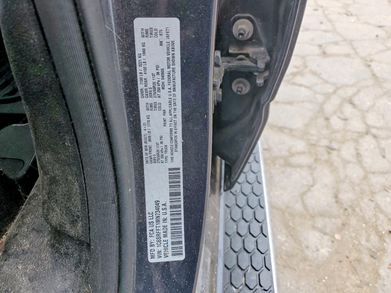 2021 RAM 1500 BIG HORN/LONE STAR photo 12