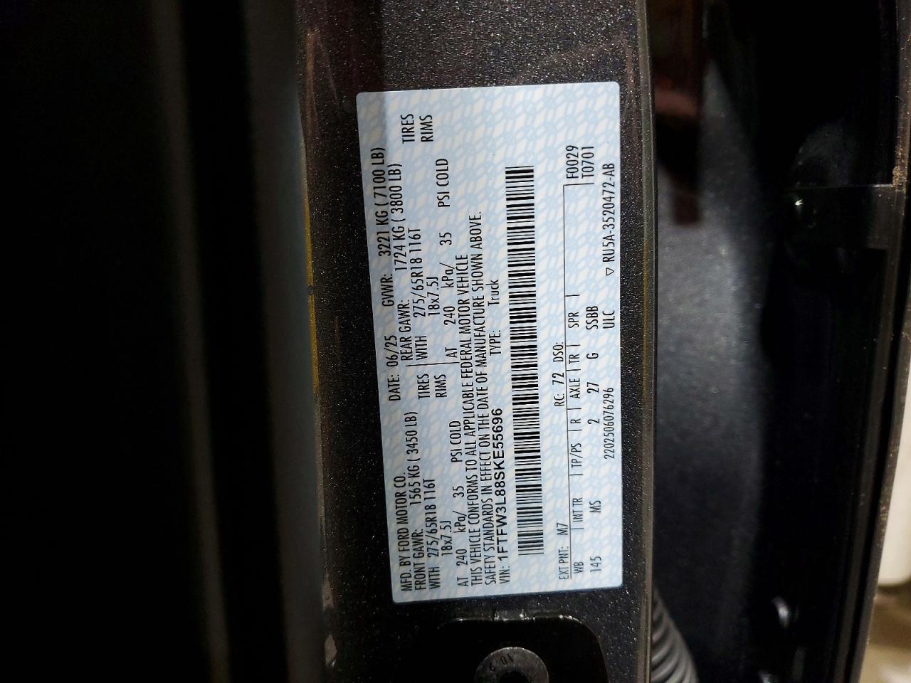 2025 FORD F150 XLT photo 12