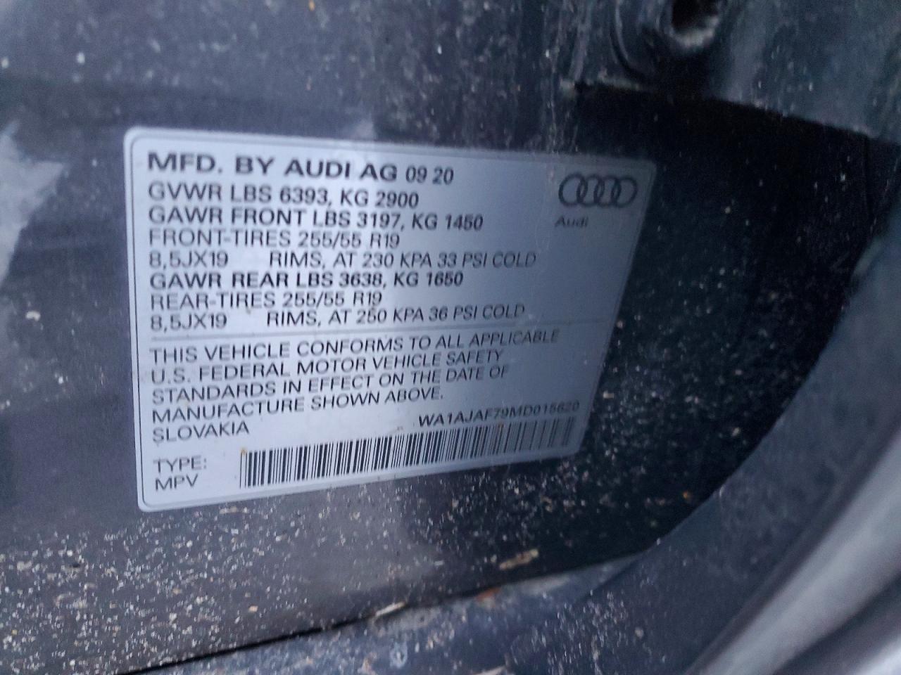 2021 AUDI Q7 PREMIUM photo 25