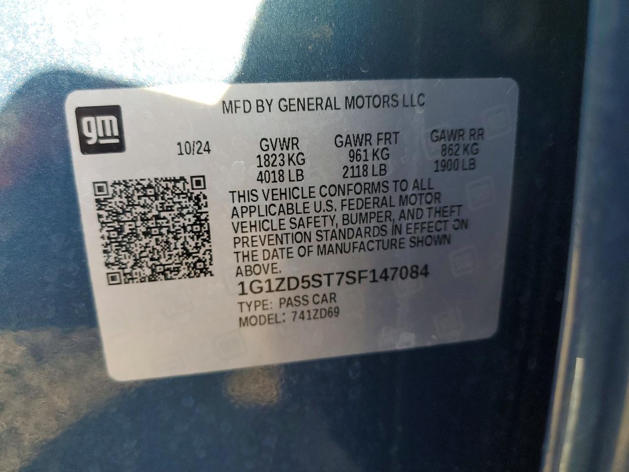 2025 CHEVROLET MALIBU LT photo 12
