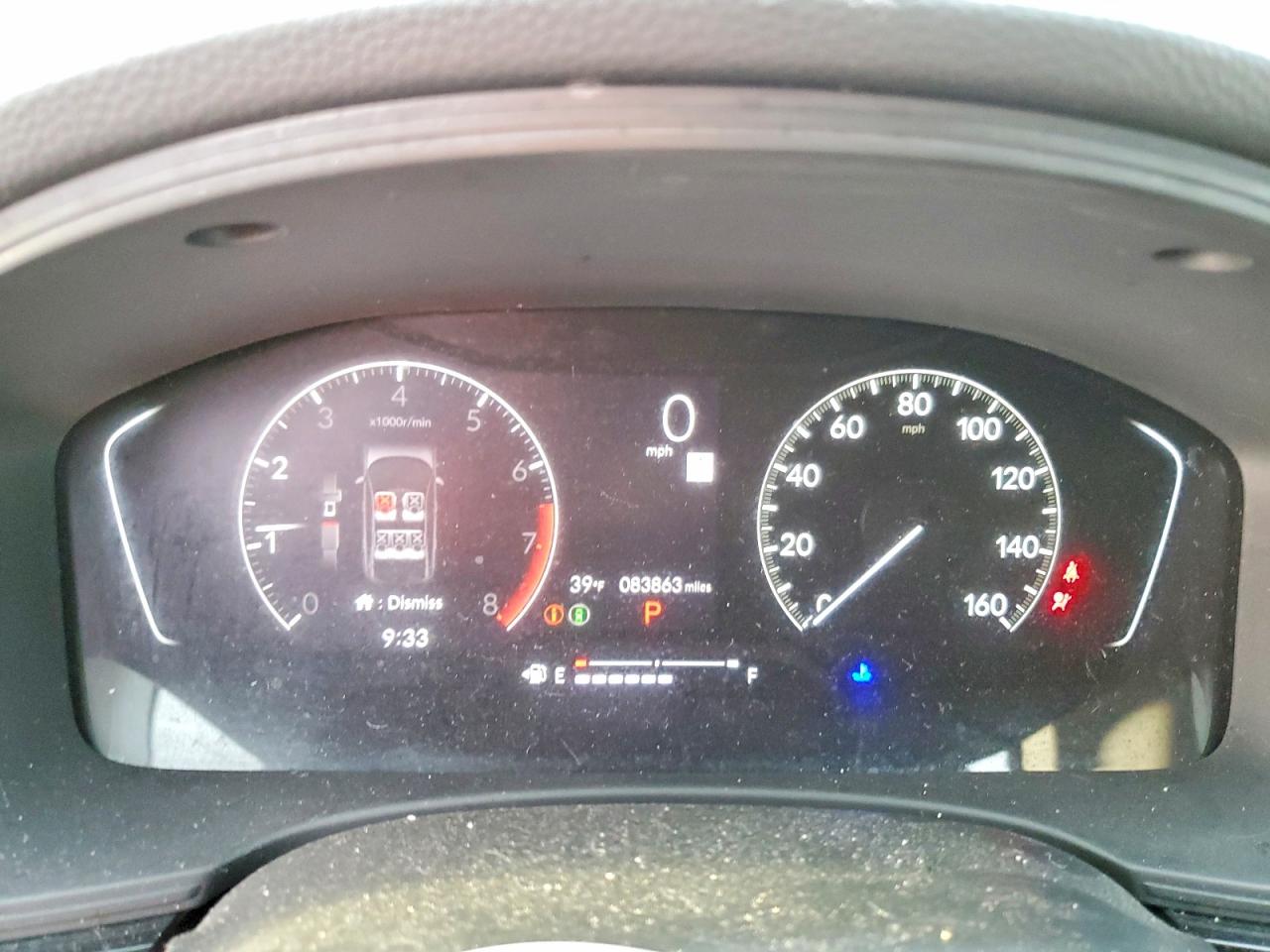 2022 HONDA CIVIC EX photo 9