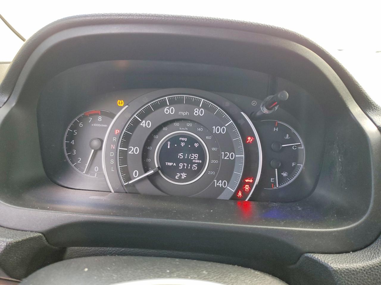 2015 HONDA CR-V EXL photo 9
