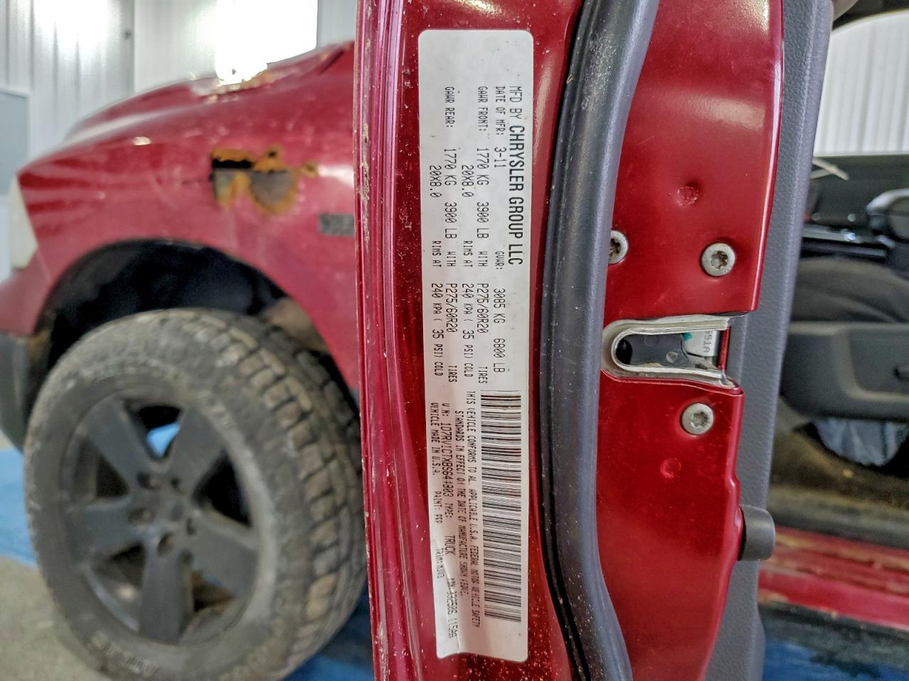 2011 DODGE RAM 1500 photo 13