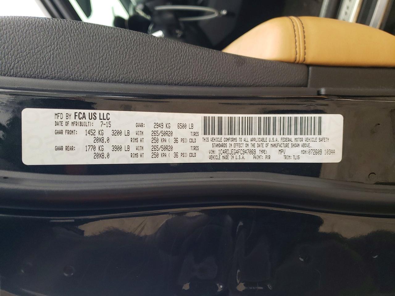 2015 DODGE DURANGO CITADEL photo 13