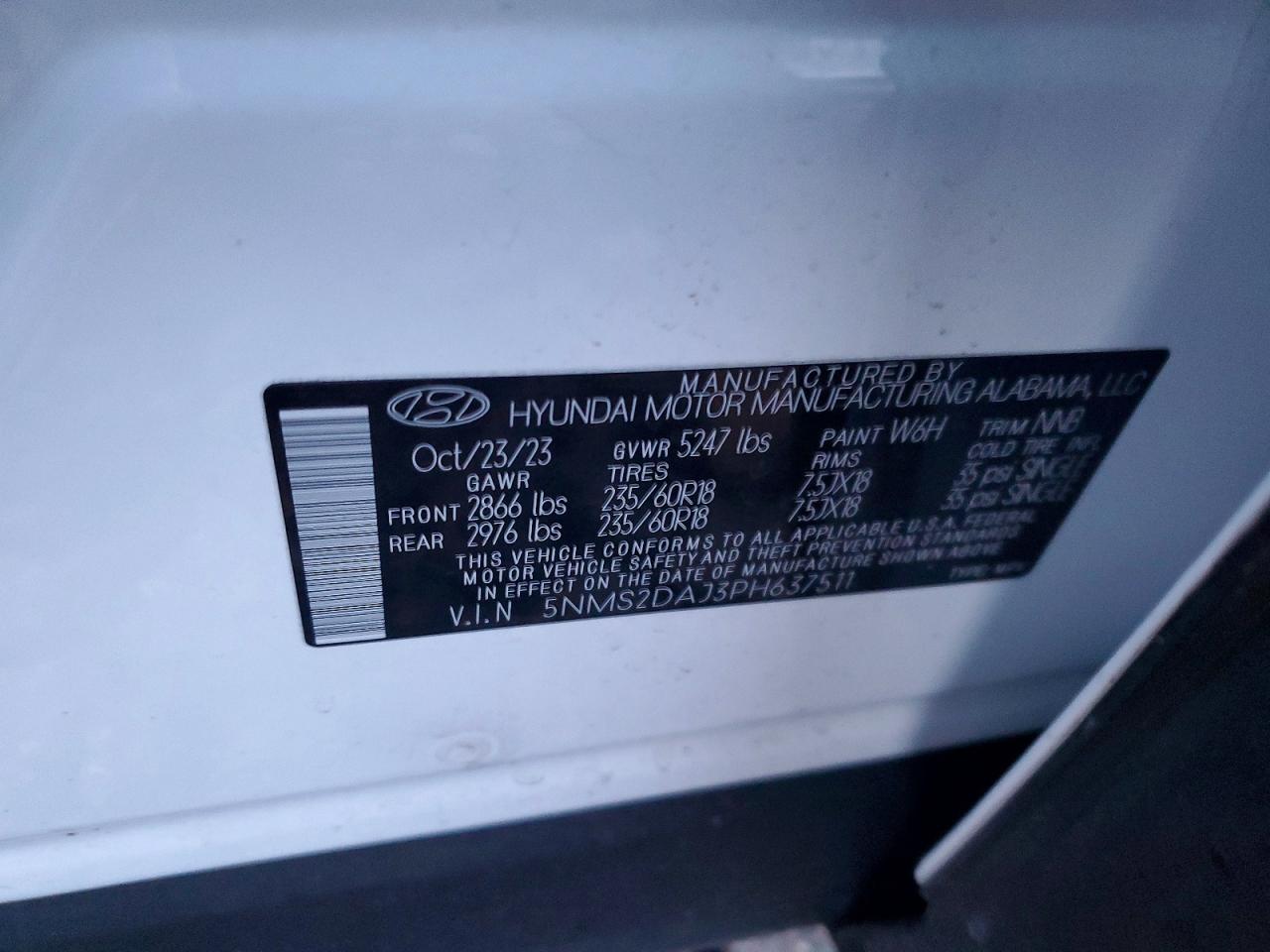 2023 HYUNDAI SANTA FE SEL photo 13