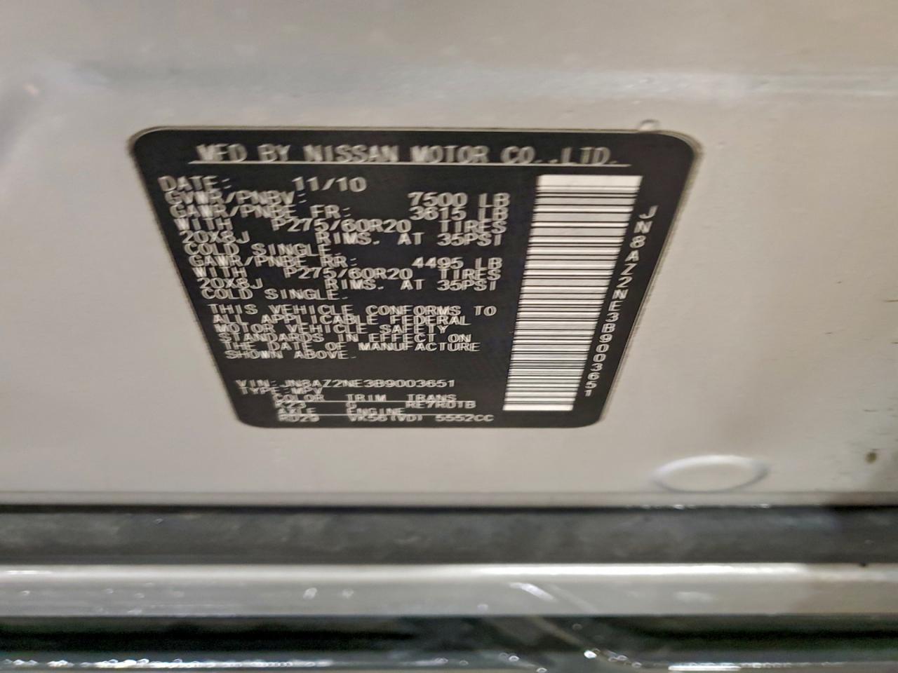2011 INFINITI QX56 photo 13