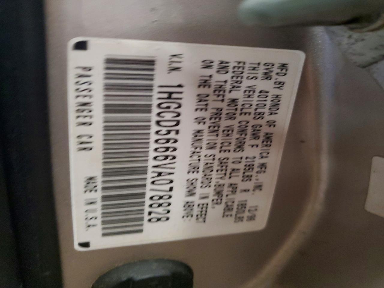 1997 HONDA ACCORD EX photo 12