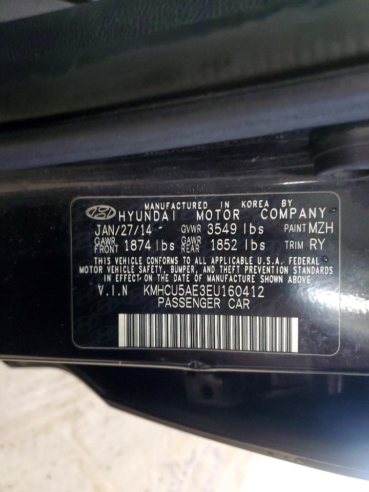 2014 HYUNDAI ACCENT GLS photo 12