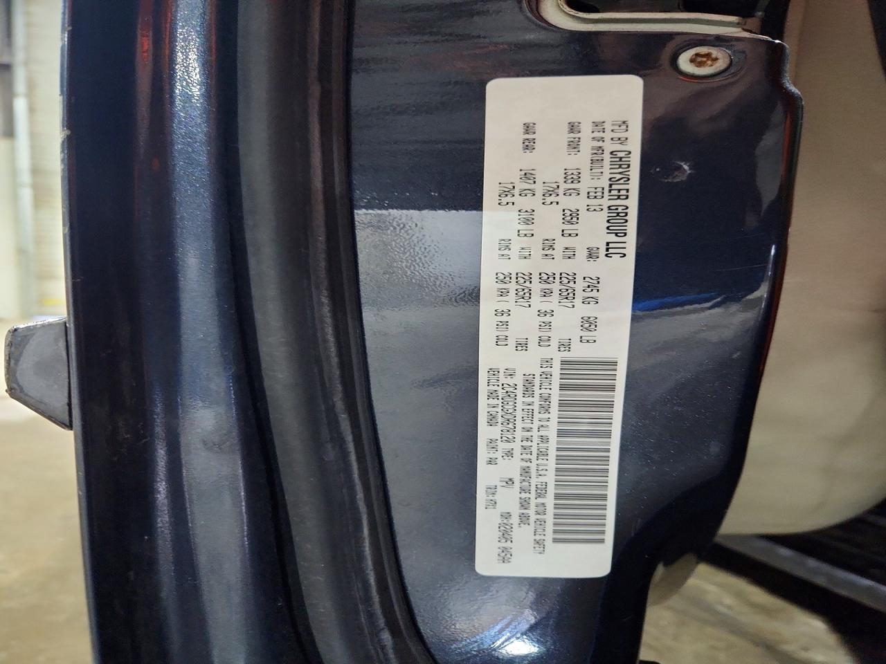 2013 DODGE GRAND CARAVAN SXT photo 13