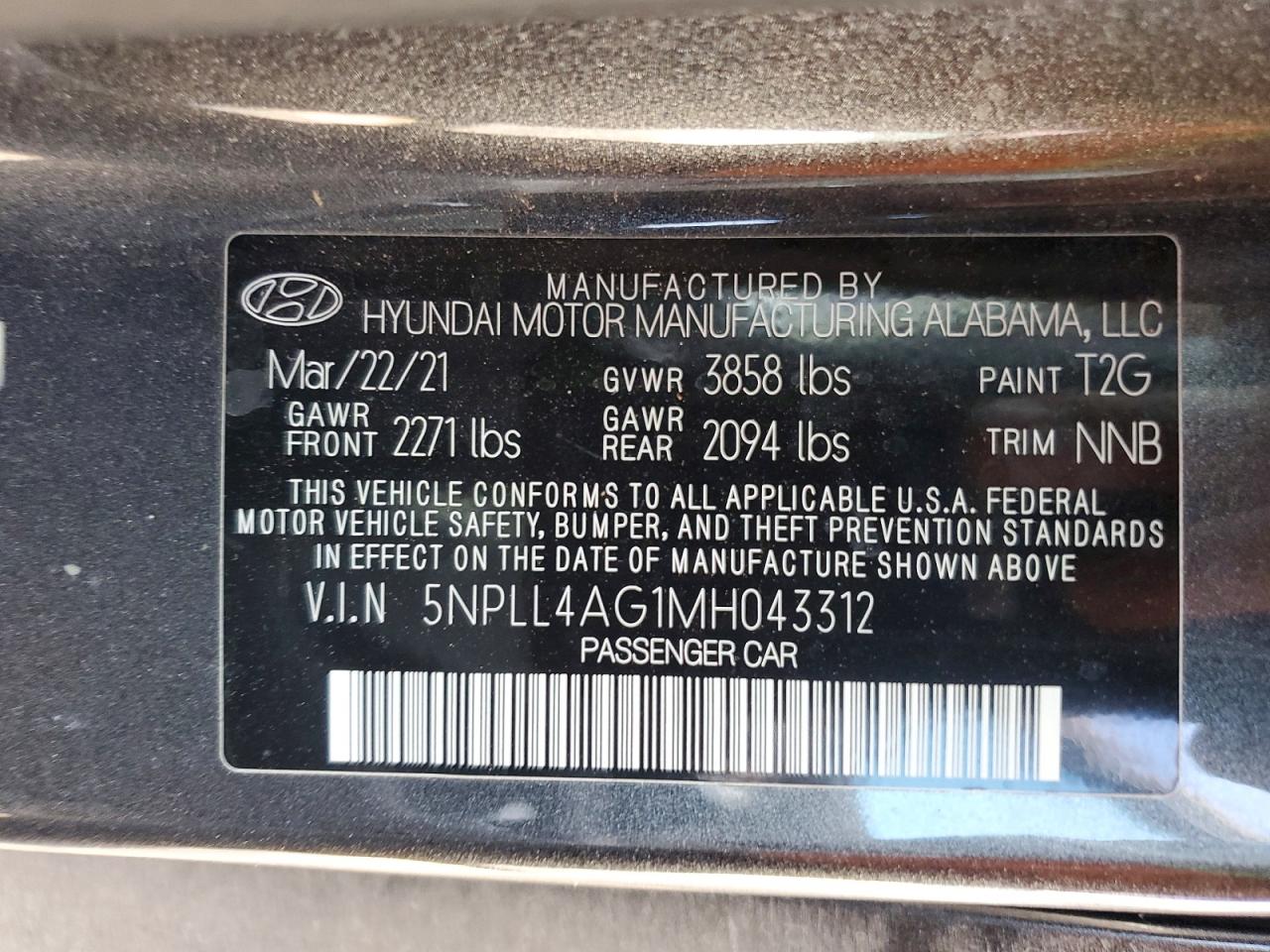 2021 HYUNDAI ELANTRA SE photo 34