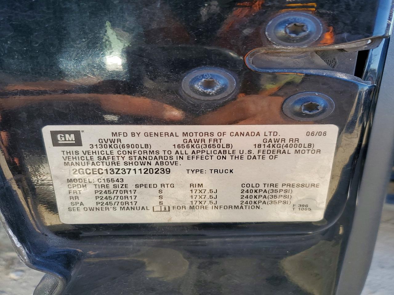 2007 CHEVROLET SILVERADO C1500 CLASSIC CREW CAB photo 12