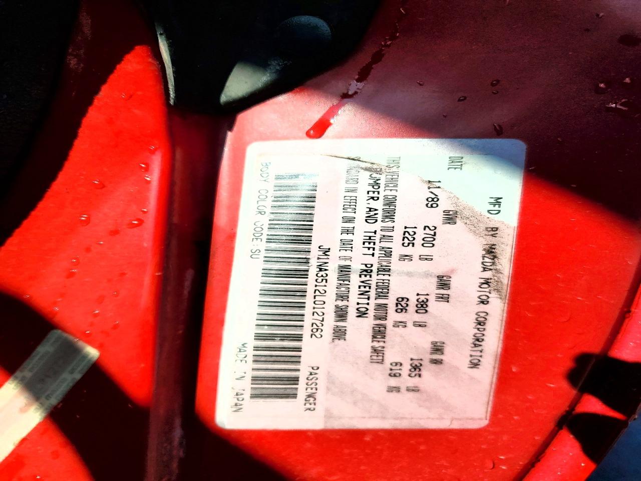 1990 MAZDA MX-5 MIATA photo 12