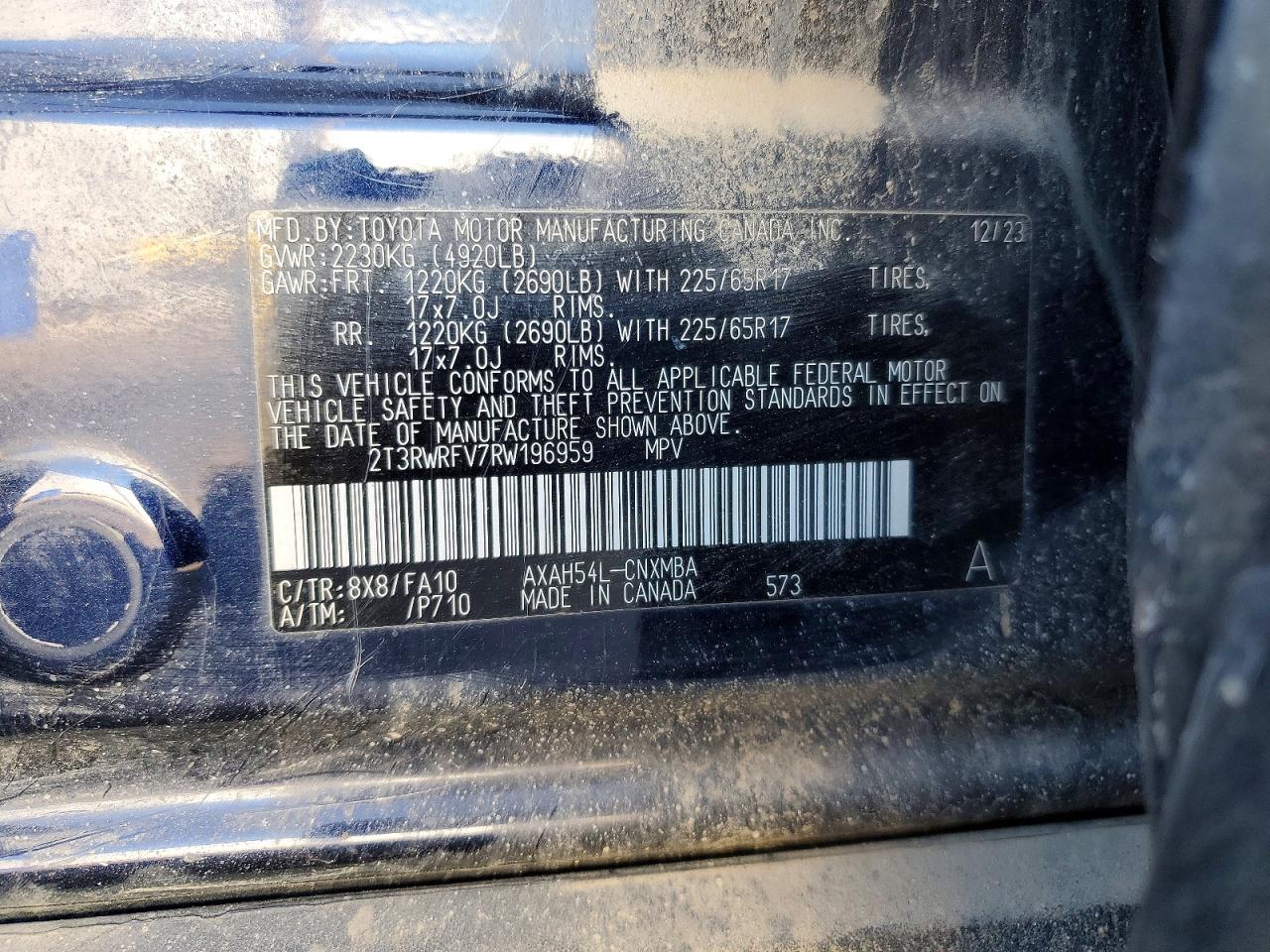 2024 TOYOTA RAV4 XLE photo 12