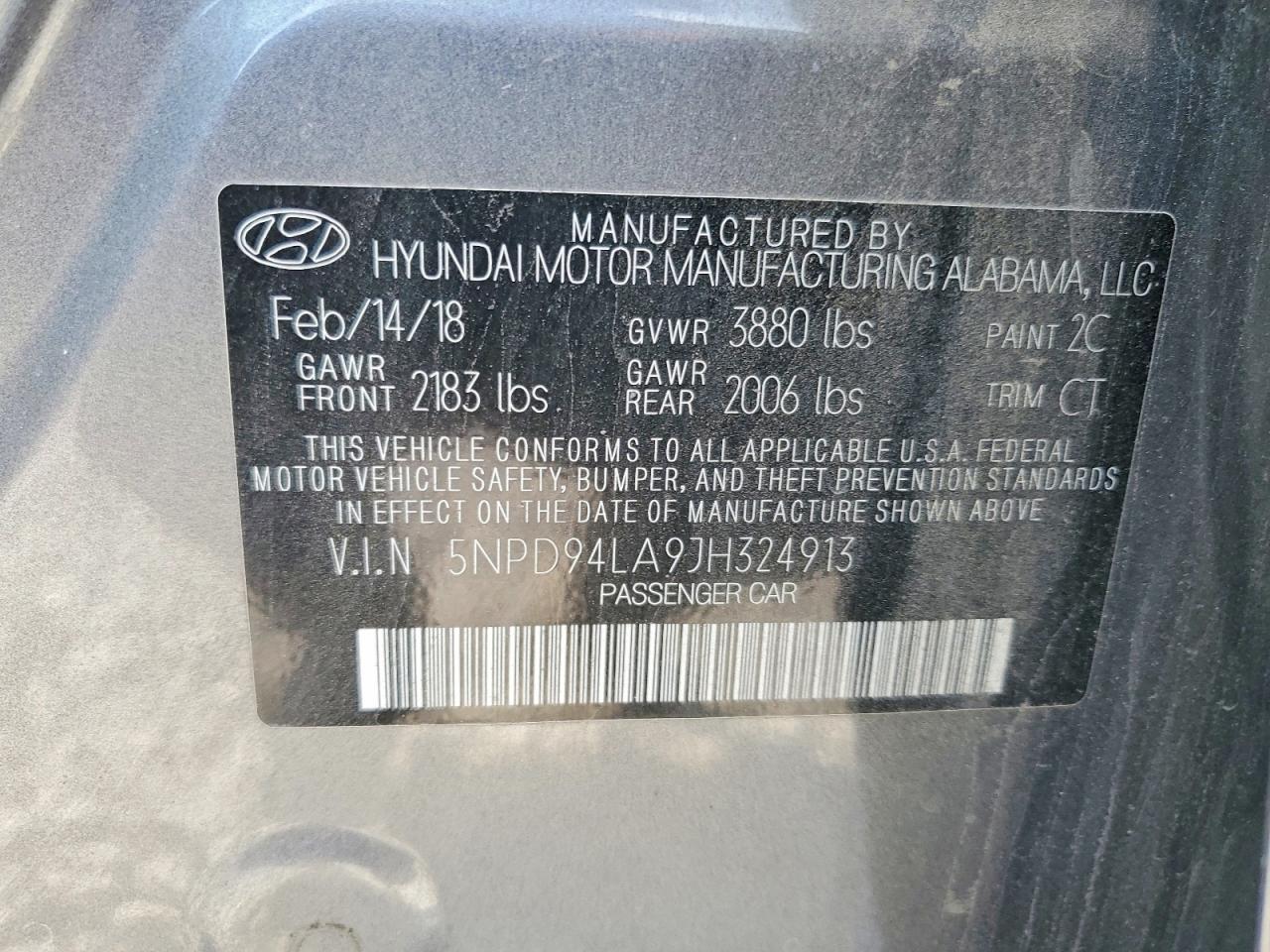 2018 HYUNDAI ELANTRA ECO photo 12