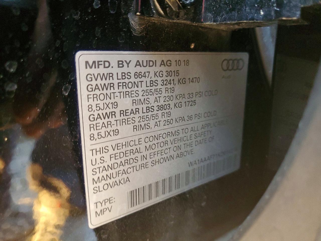 2019 AUDI Q7 PREMIUM photo 13