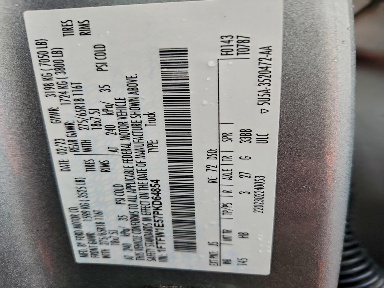 2023 FORD F150 SUPERCREW photo 23