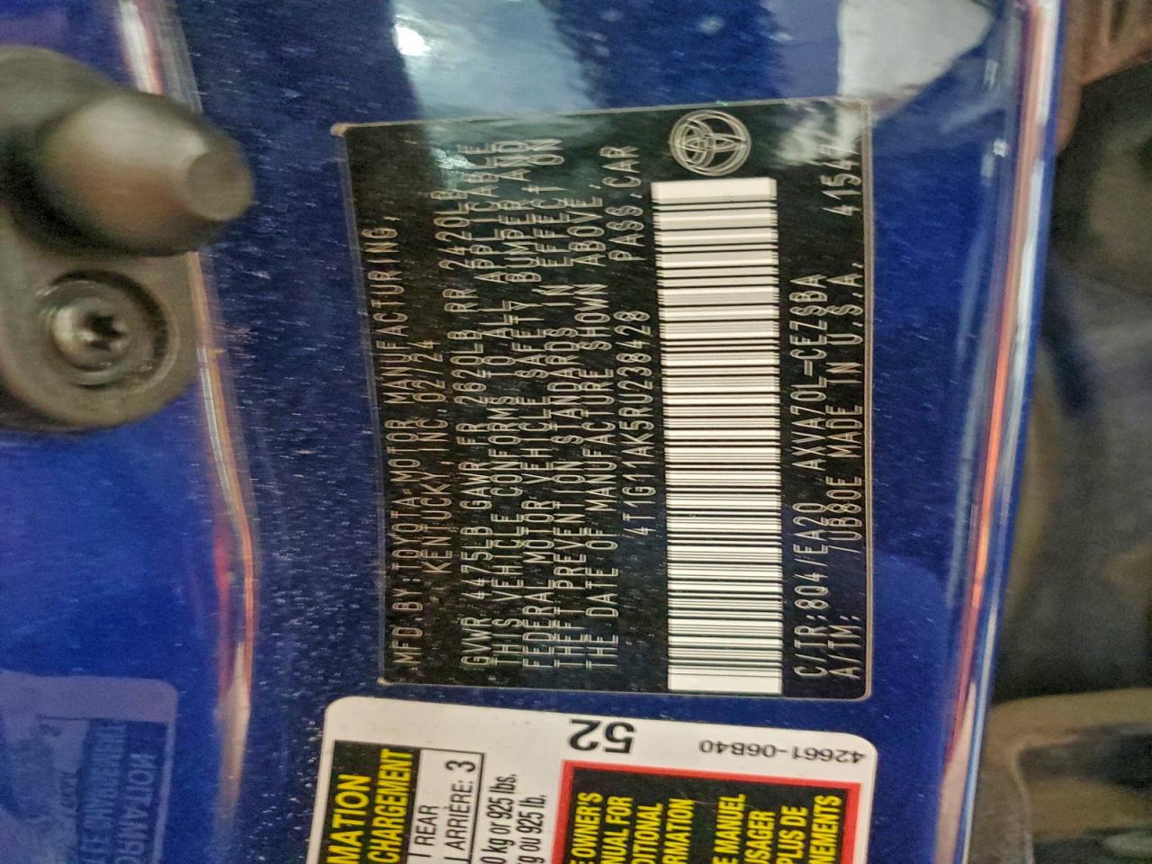 2024 TOYOTA CAMRY SE NIGHT SHADE photo 12