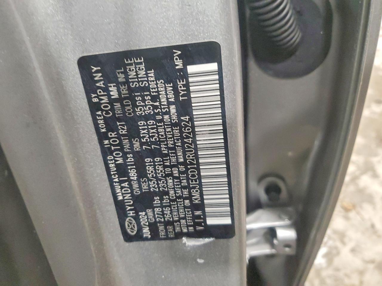 2024 HYUNDAI TUCSON LIMITED photo 13