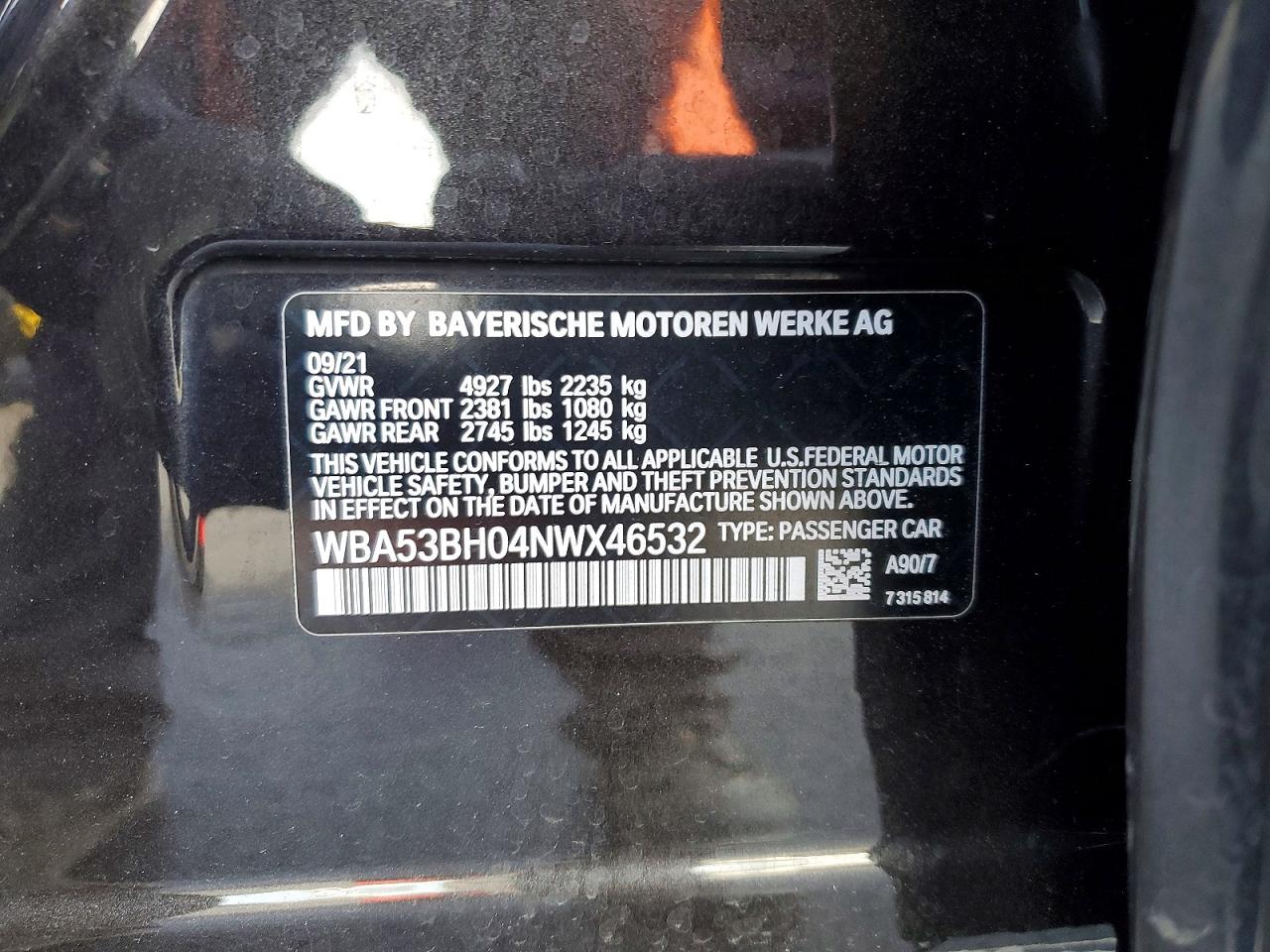 2022 BMW 530 I photo 12