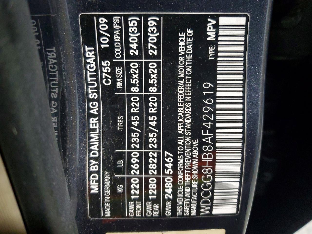 2010 MERCEDES-BENZ GLK 350 4MATIC photo 13