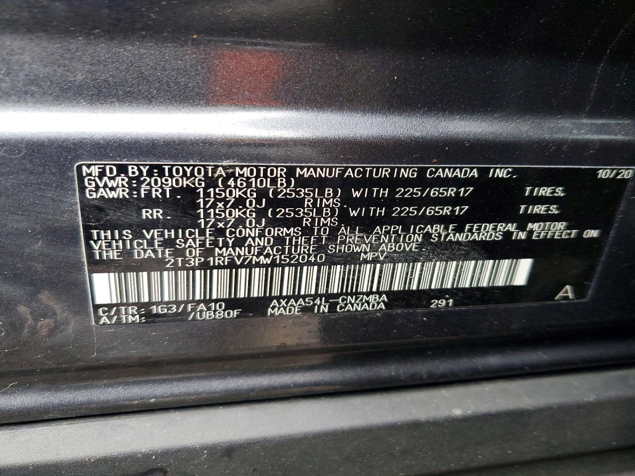 2021 TOYOTA RAV4 XLE photo 27