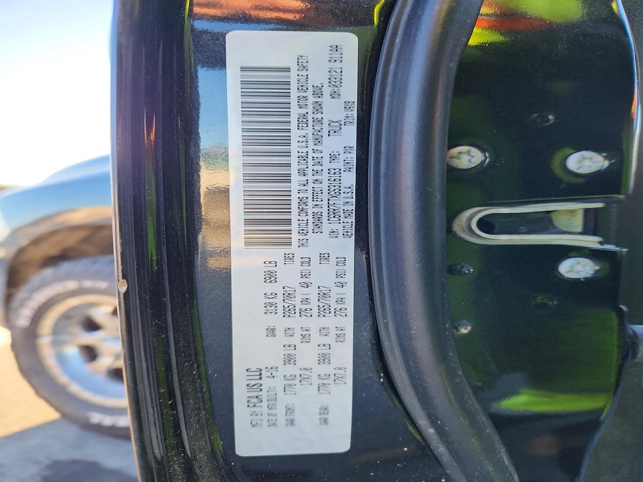 2016 RAM 1500 ST photo 12