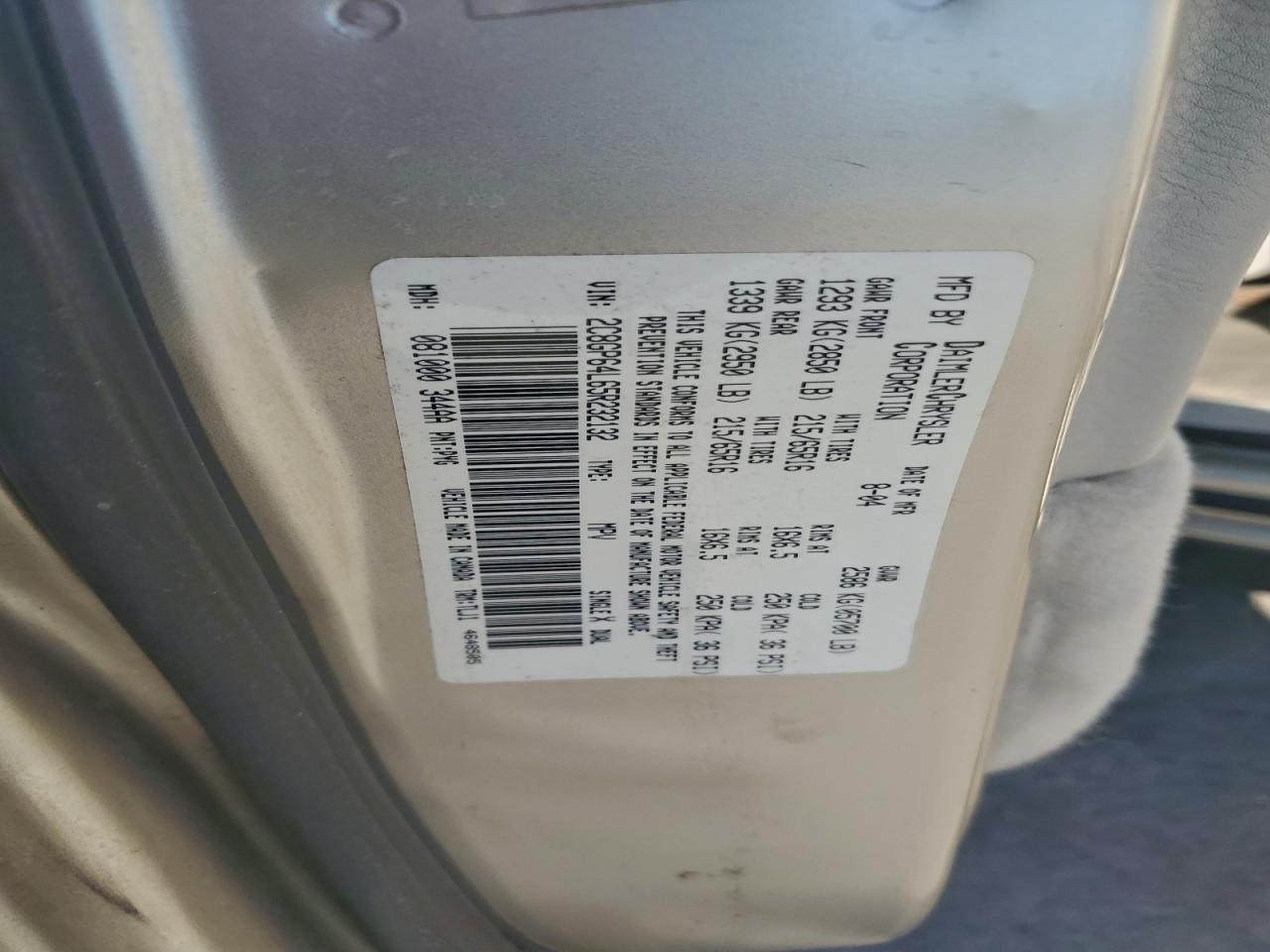2005 CHRYSLER TOWN & COUNTRY LIMITED photo 13