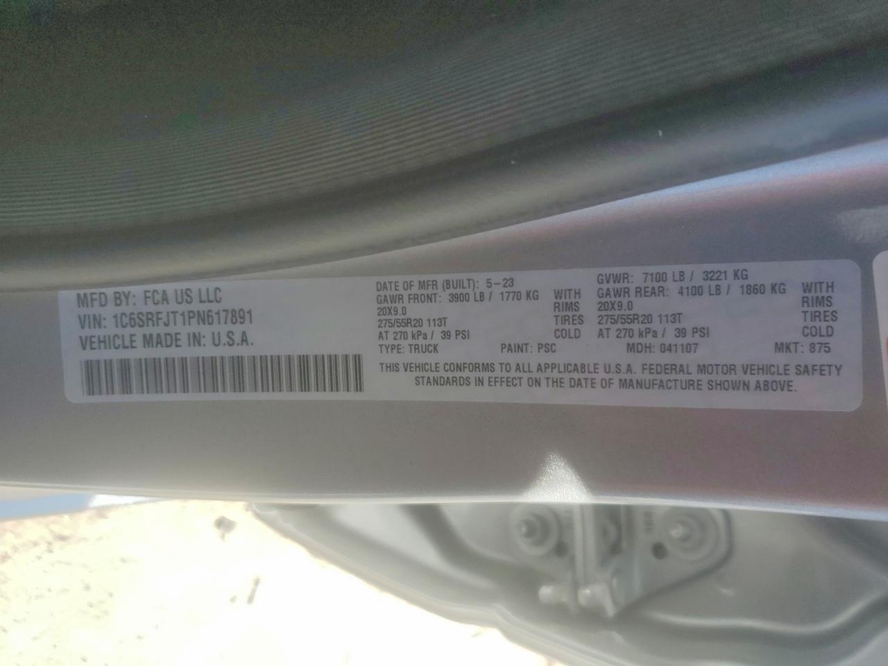 2023 RAM 1500 LARAMIE photo 12