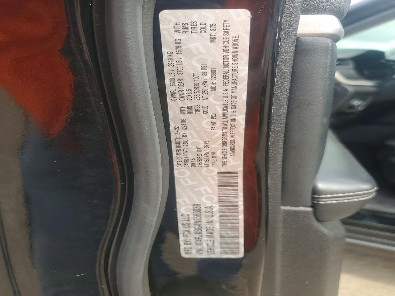 2022 JEEP GRAND CHEROKEE L LIMITED photo 14