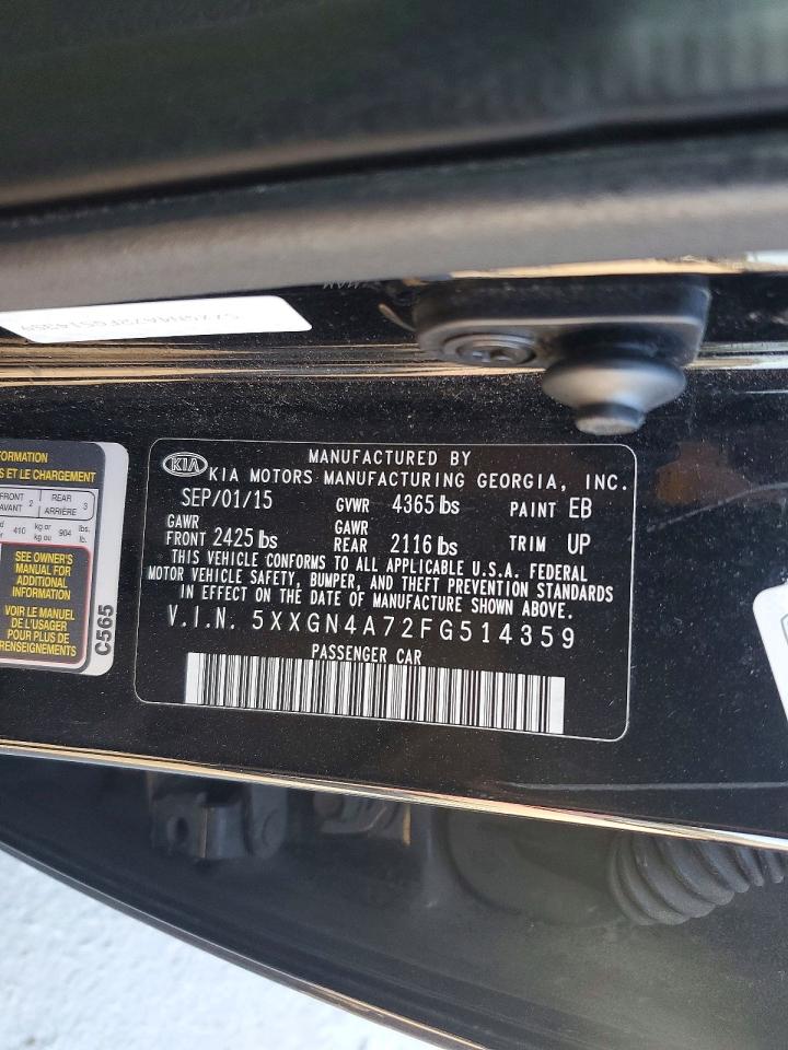 2015 KIA OPTIMA EX photo 12