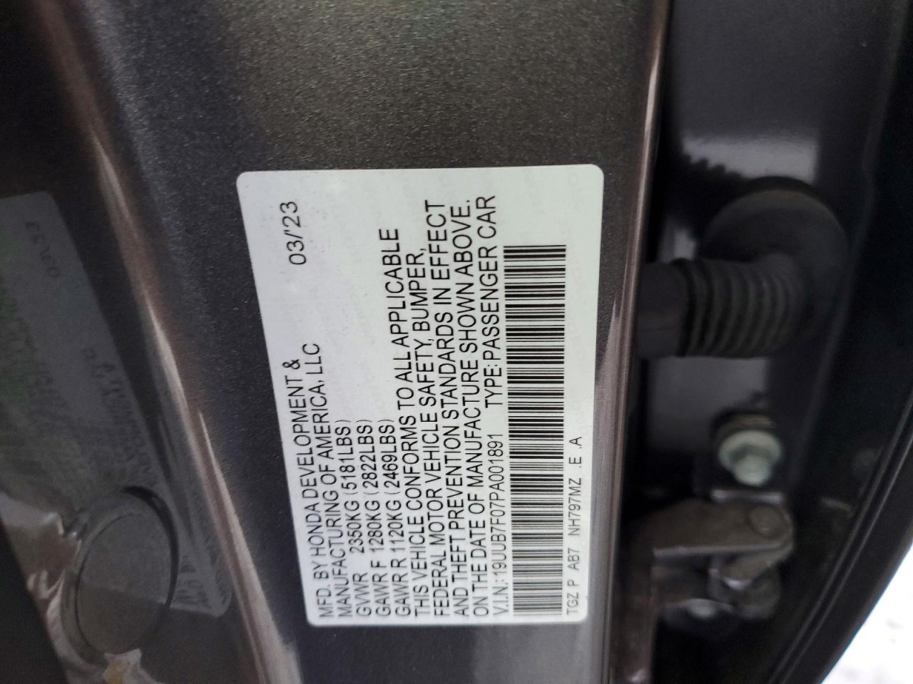 2023 ACURA TLX TYPE S photo 12