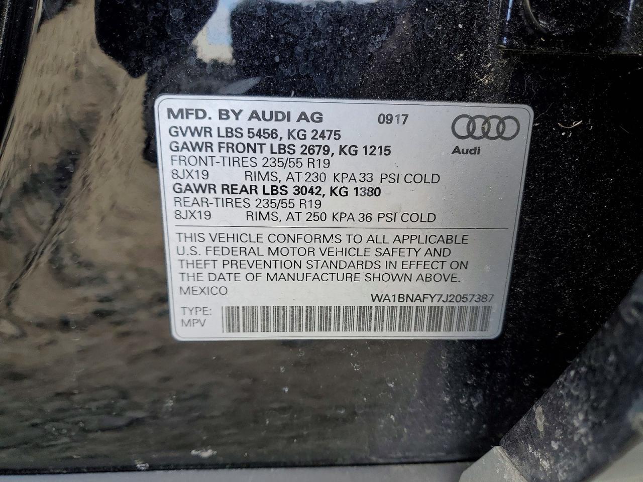2018 AUDI Q5 PREMIUM PLUS photo 13