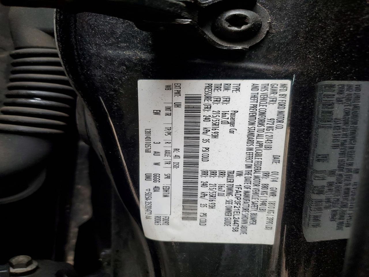 2014 FORD FOCUS SE photo 12