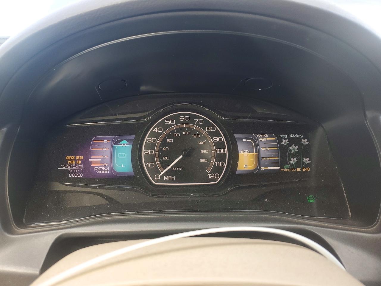 2012 LINCOLN MKZ HYBRID photo 9