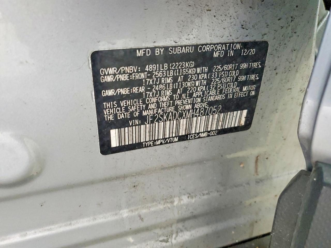 2021 SUBARU FORESTER photo 13